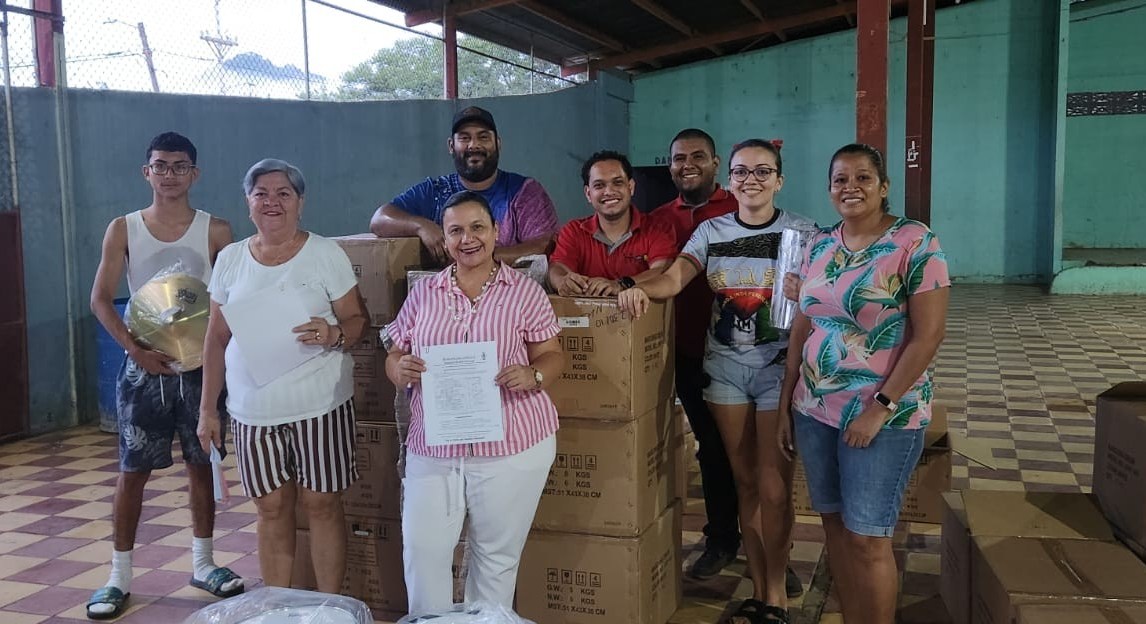 Banda de Mansión ya cuenta con nuevos instrumentos musicales