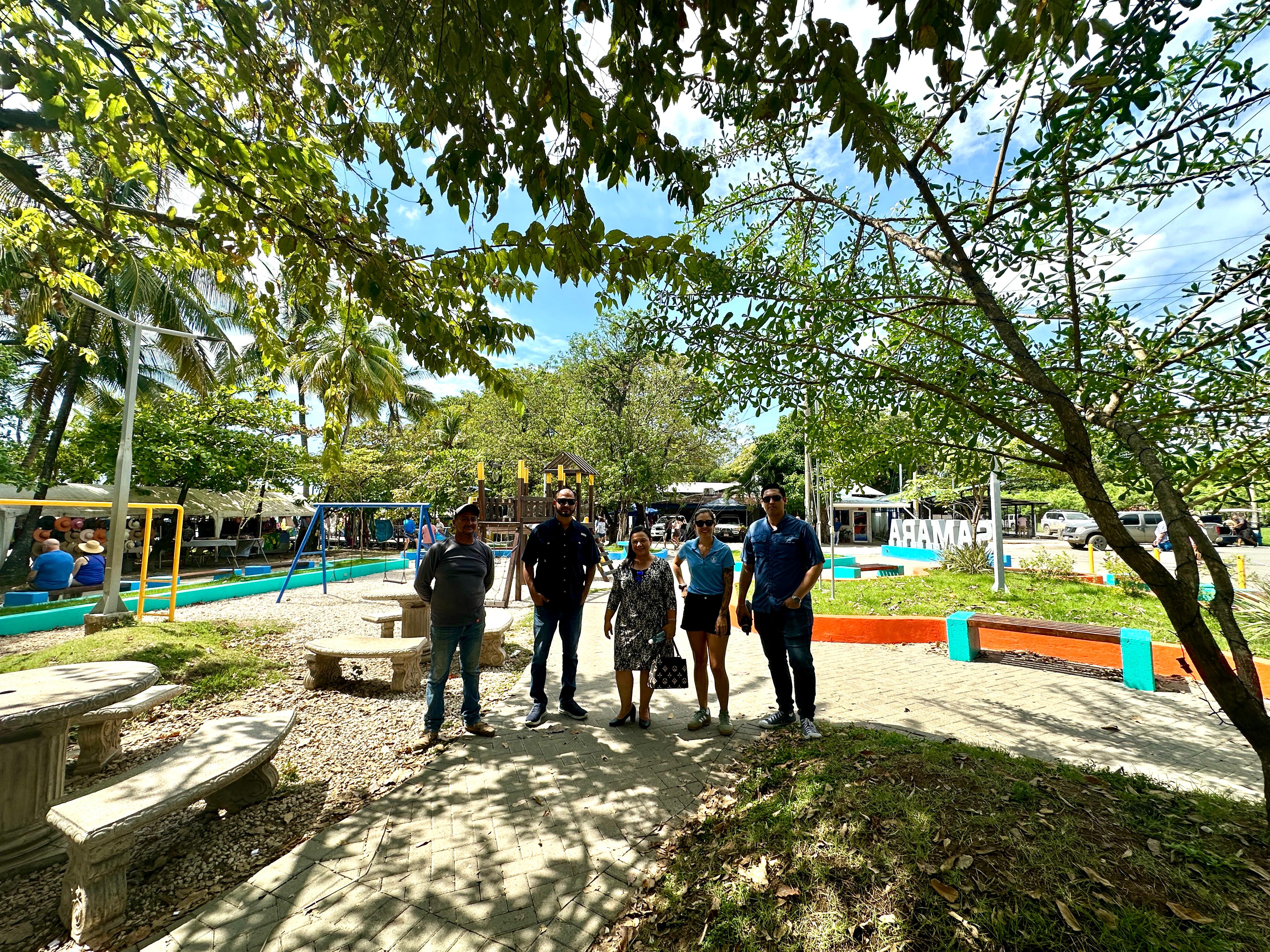 Municipalidad entregó esta semana la responsabilidad del mantenimiento del Parque de Playa Sámara a la ASADA