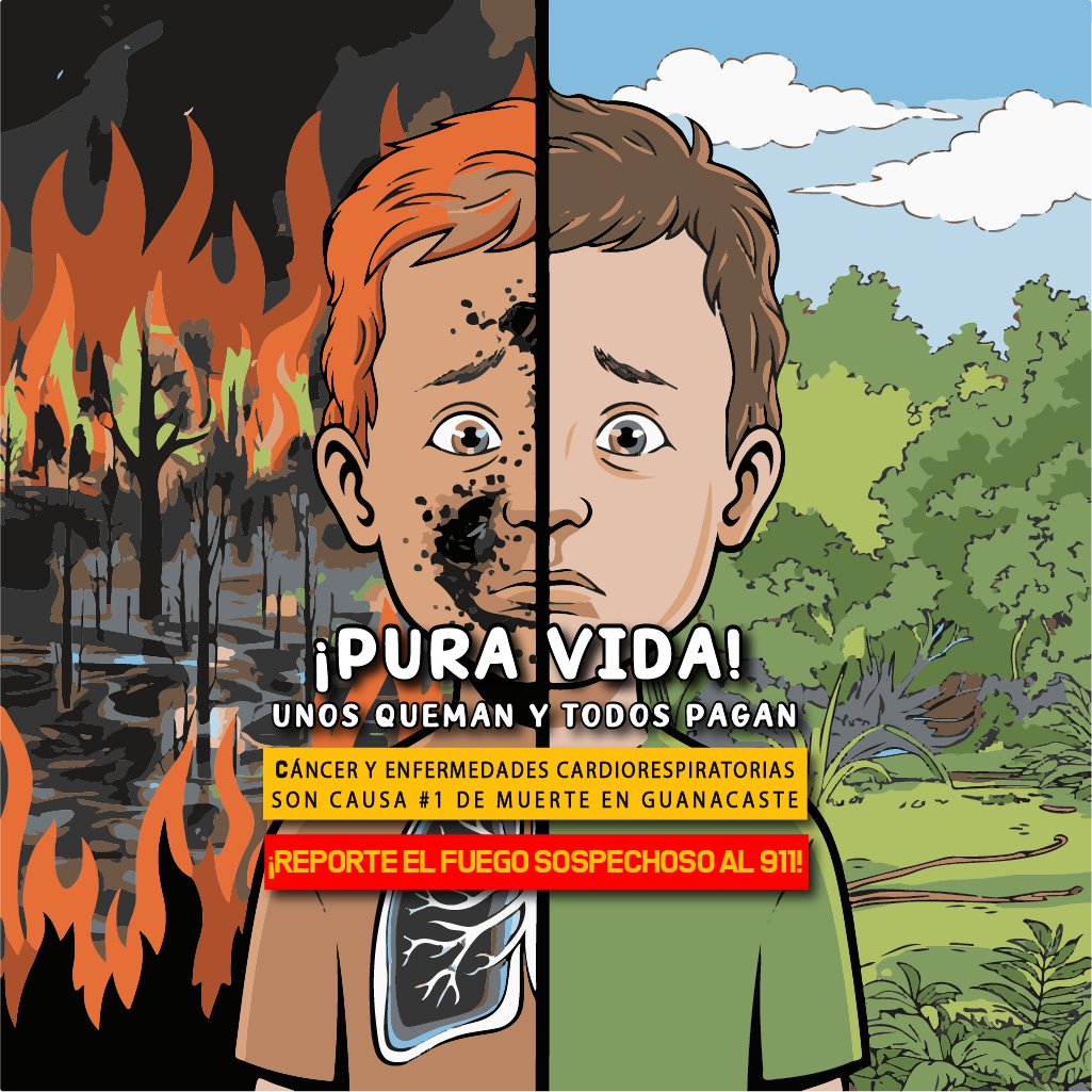 CME de Nicoya hace un llamado a evitar los incendios forestales