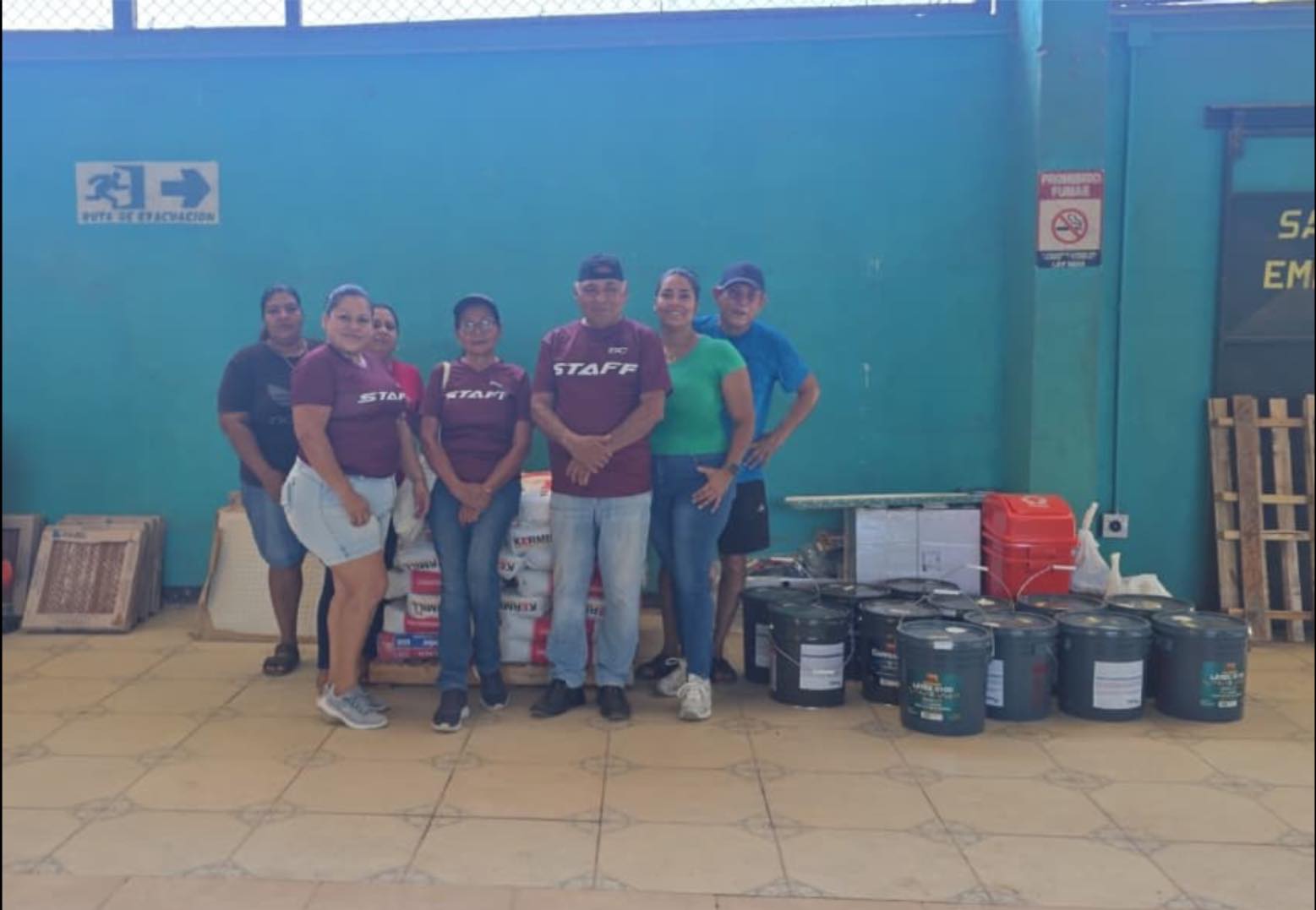 ADI de Acoyapa recibió un materiales de construcción de parte de la Alcaldía de Nicoya