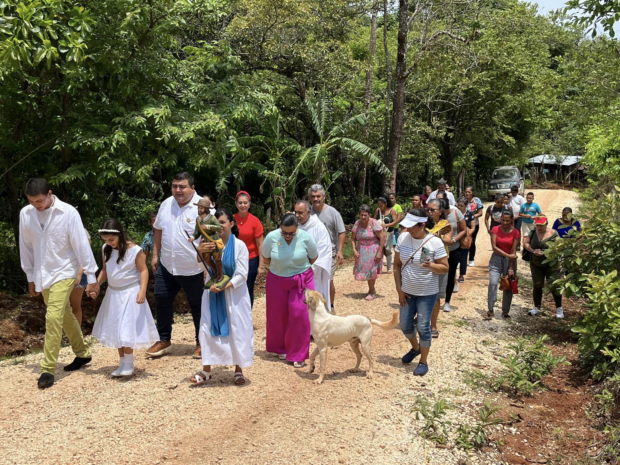 Alcaldía asistió a conmemoración del Día de San Isidro labrador en Pueblo Nuevo de Sámara